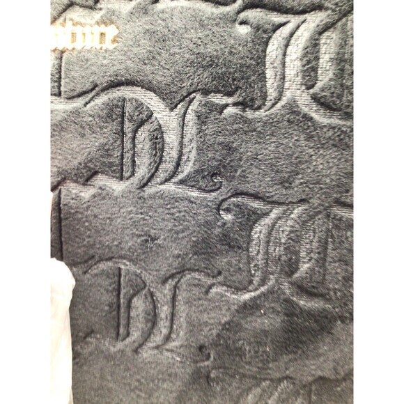 Juicy Couture BlackTravel Velour Makeup Cosmetic Bag Includes/Travel Bottle - Picture 9 of 9